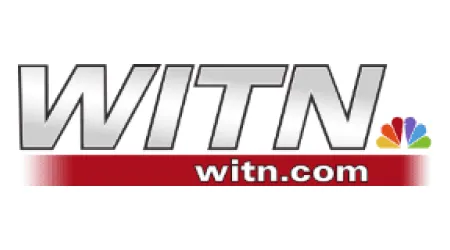 WITN logo with NBC peacock and website witn.com on a red bar below the station’s name.